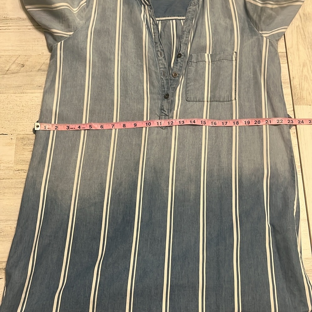 Luxology.  Size 14.  Jean shirt dress. - Picture 10 of 11